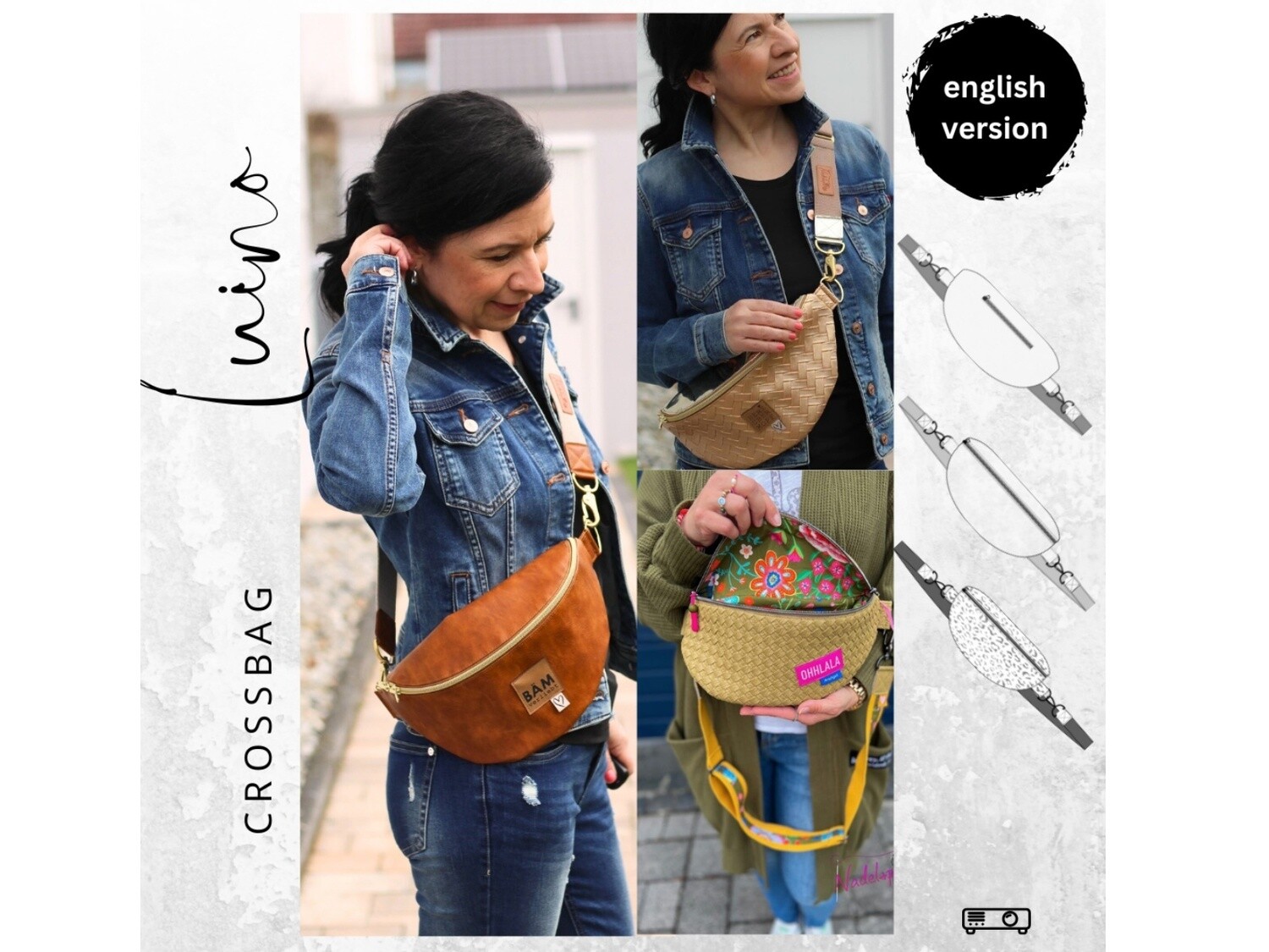 Pattern Crossbag LUINO-english Pattern Crossbag LUINO-english