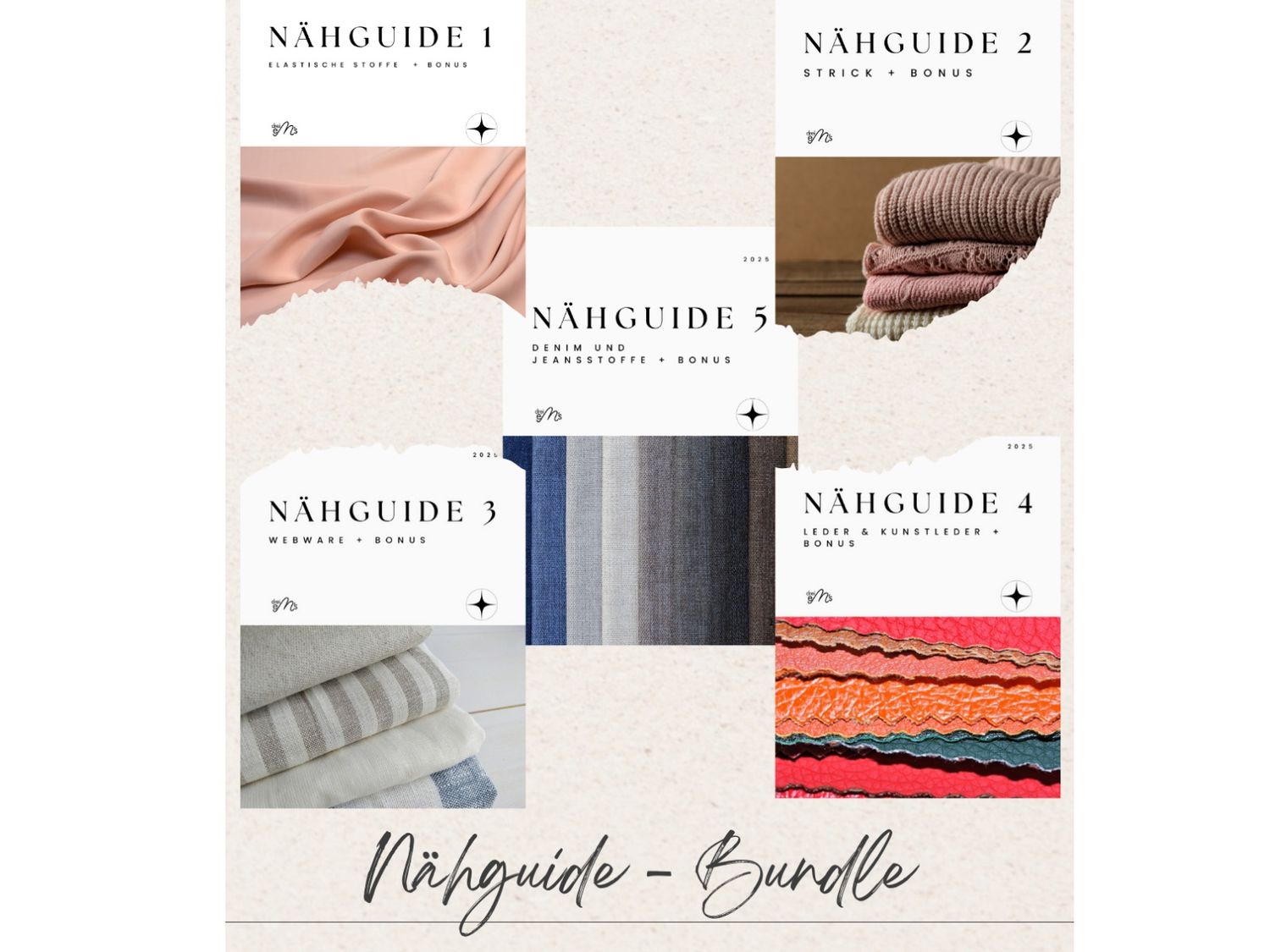 PDF- NÄHGUIDE Bundle 1-5 PDF- NÄHGUIDE Bundle 1-5