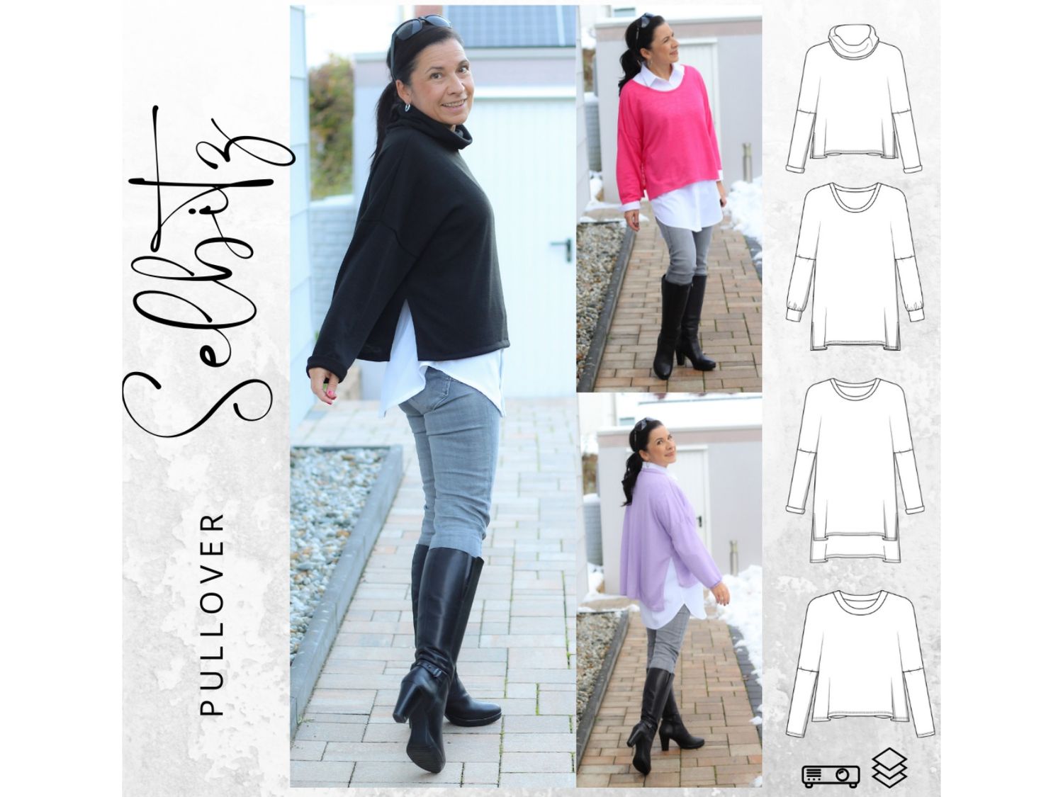 Ebook Pullover SELBITZ Gr. 32-56 Ebook Pullover SELBITZ Gr. 32-56