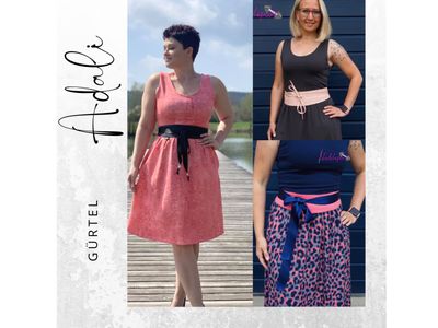 Schnittmuster  Gürtel ADALI 3 Größen