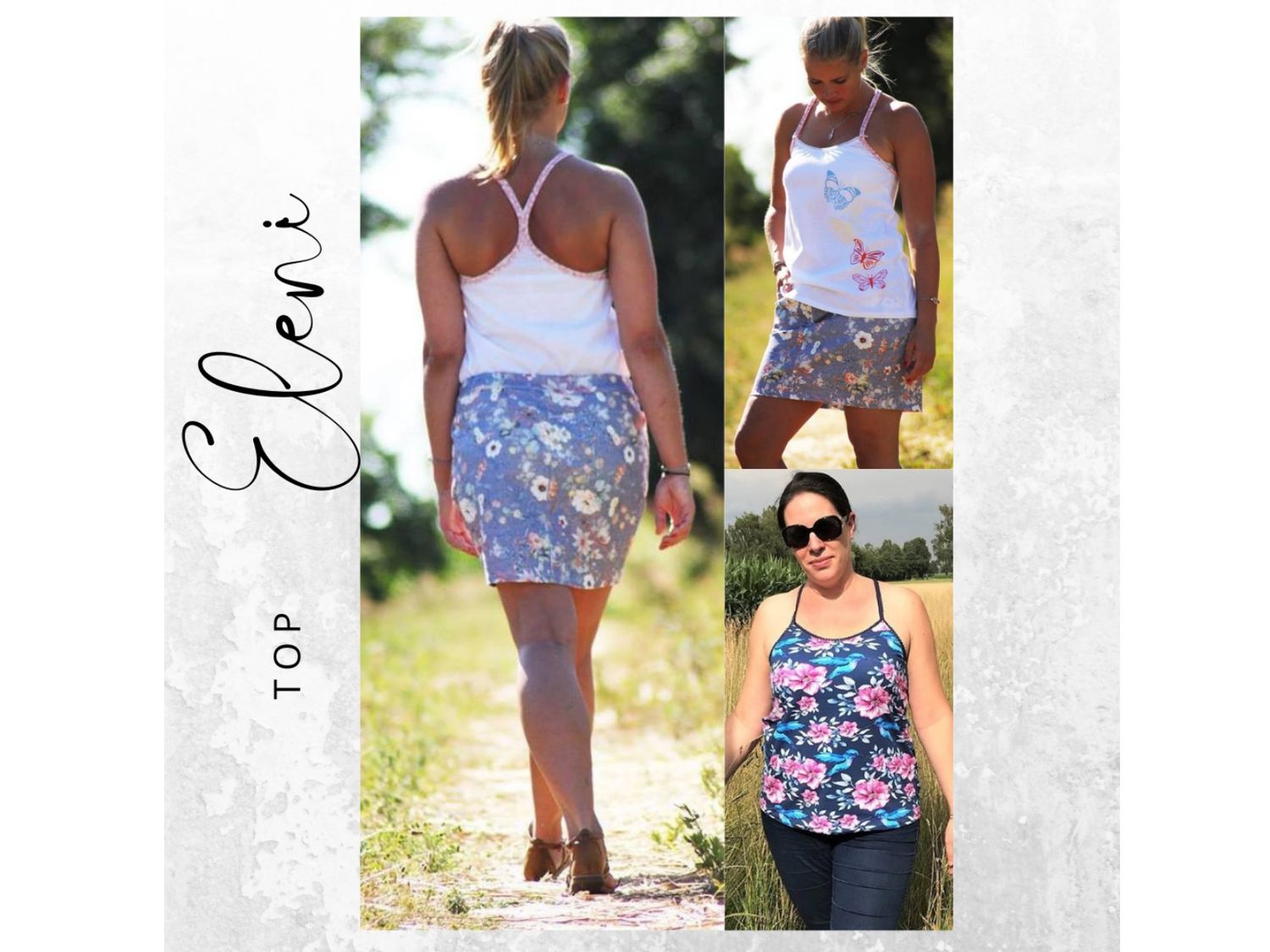 Schnittmuster  Top ELENI Gr. XS-XL