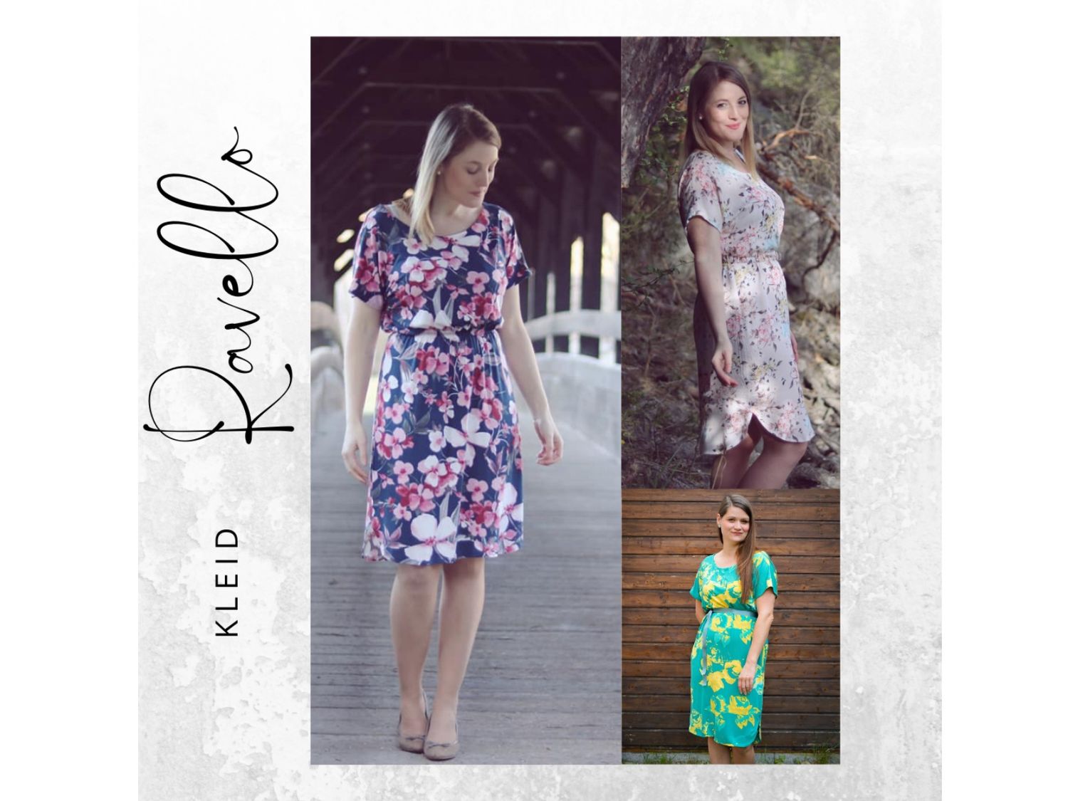 Schnittmuster  Kleid RAVELLO Gr. XS-XXL