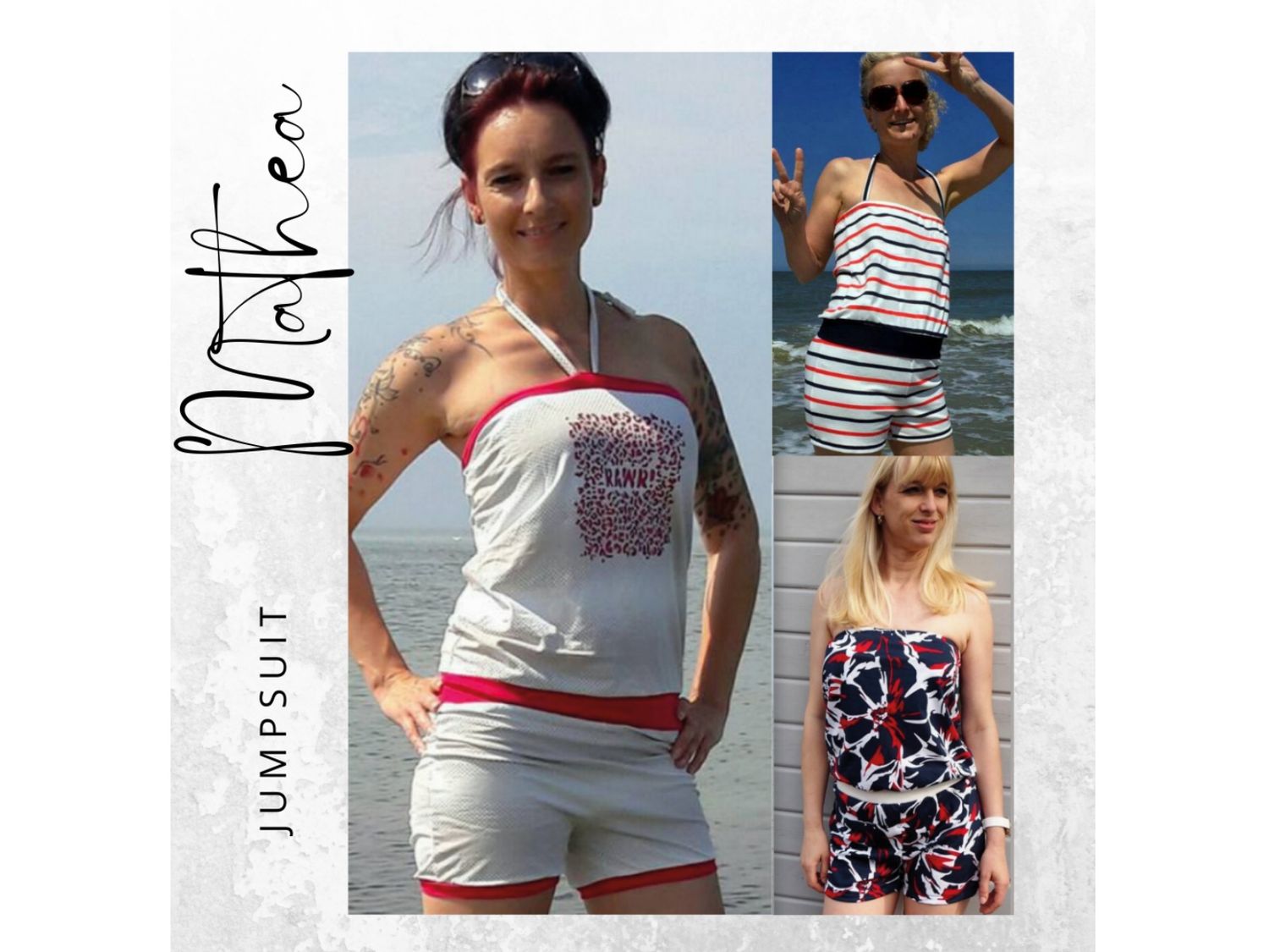 Schnittmuste  Jumpsuit 2 in 1 MATHEA Gr. 34-46