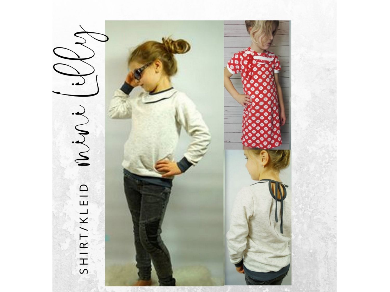 Ebook Shirt Kleid  mini LILLY Gr. 80-146