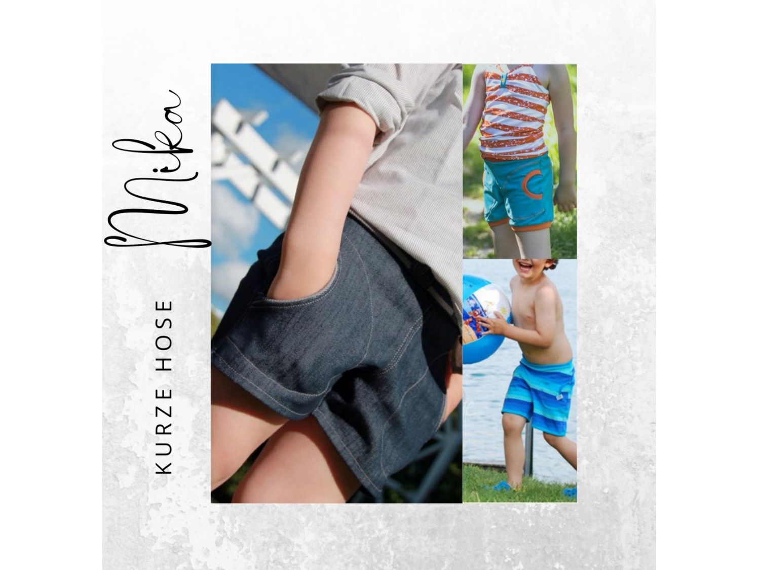 Ebook kurze Hose mini MIKA Gr. 86/92 - 134/140