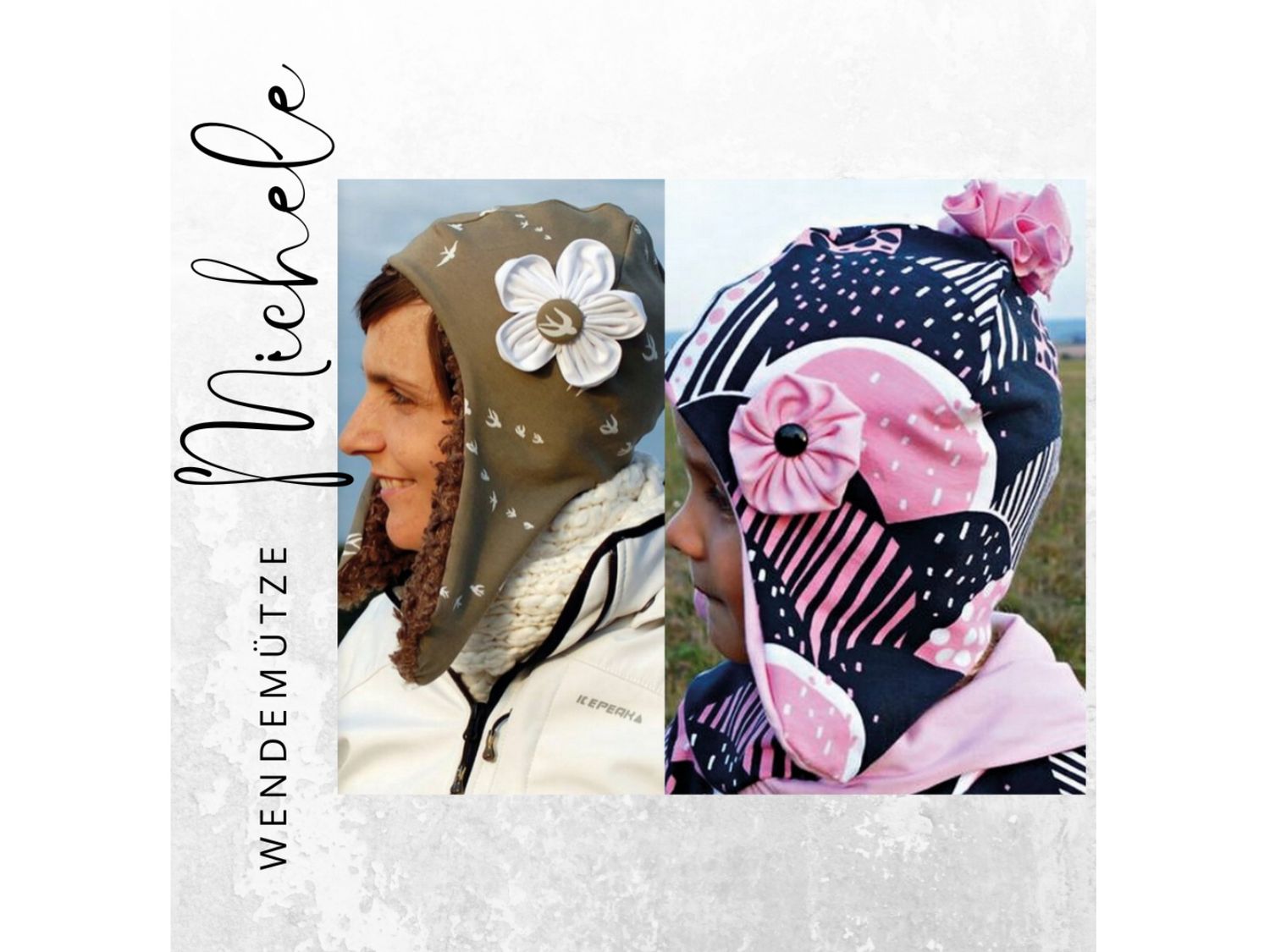 Ebook Wendemütze MICHELE KU 37/40- 56/59 incl. Tutorial BLUME