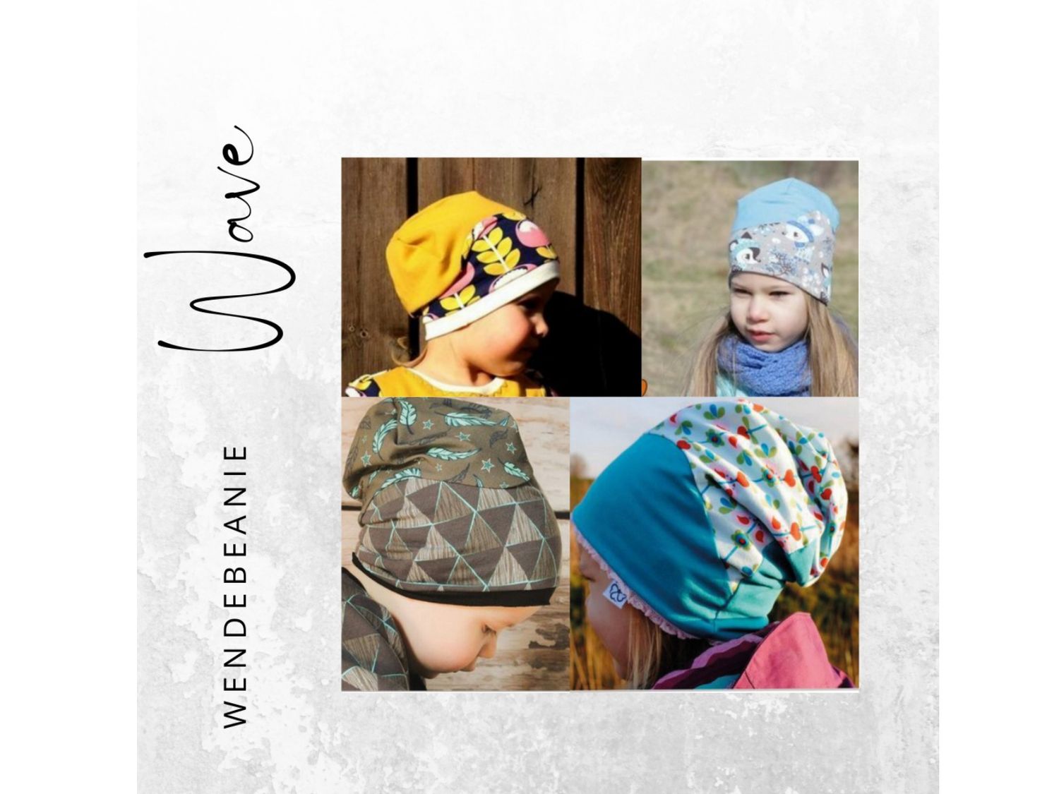 Ebook Wendebeanie / Mütze WAVE  3 Größen