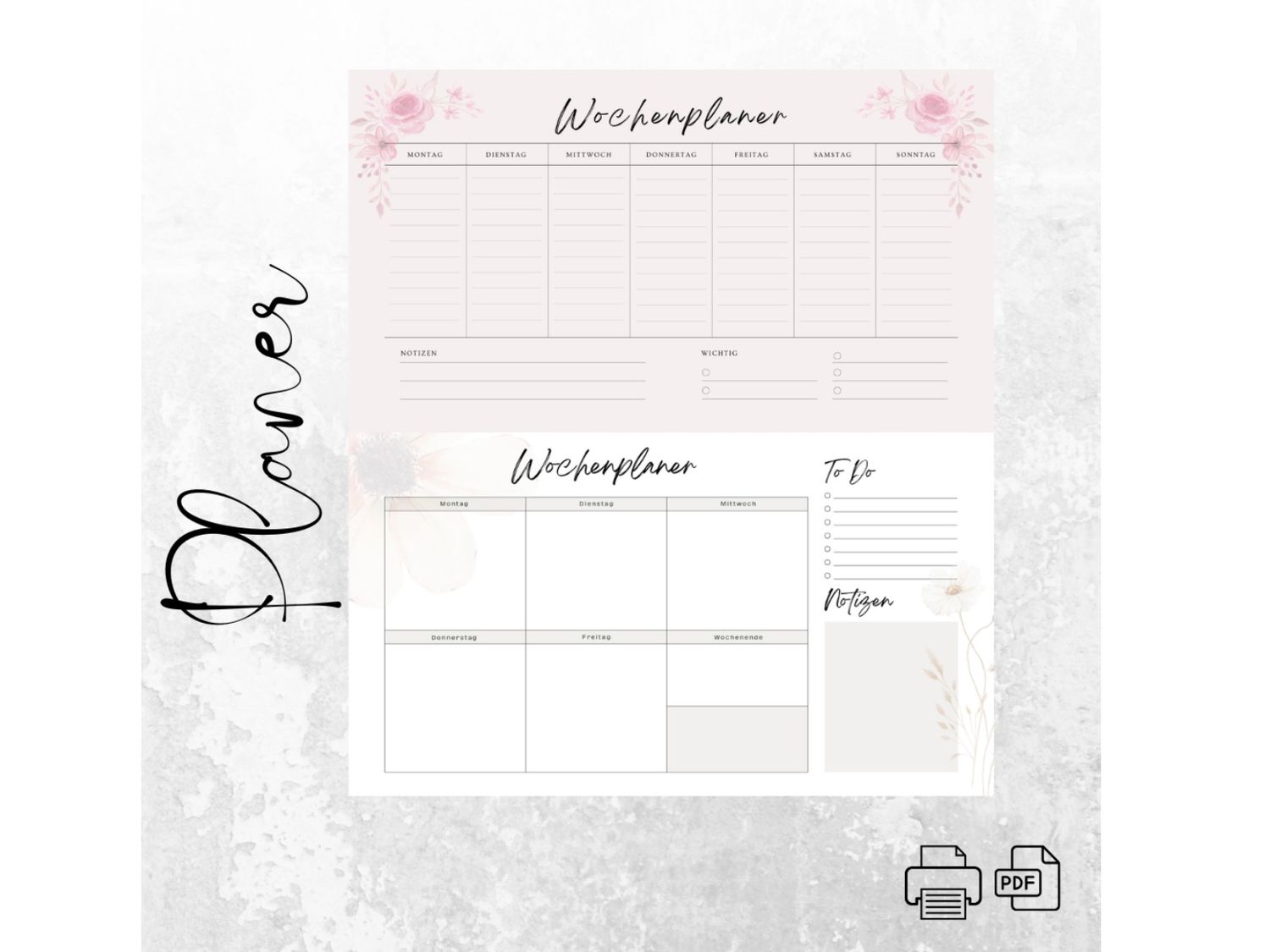 Planer-SET als PDF Planer-SET als PDF