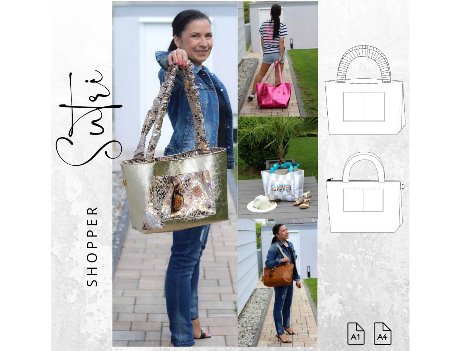 Schnittmuster Ebook Shopper SUTRI