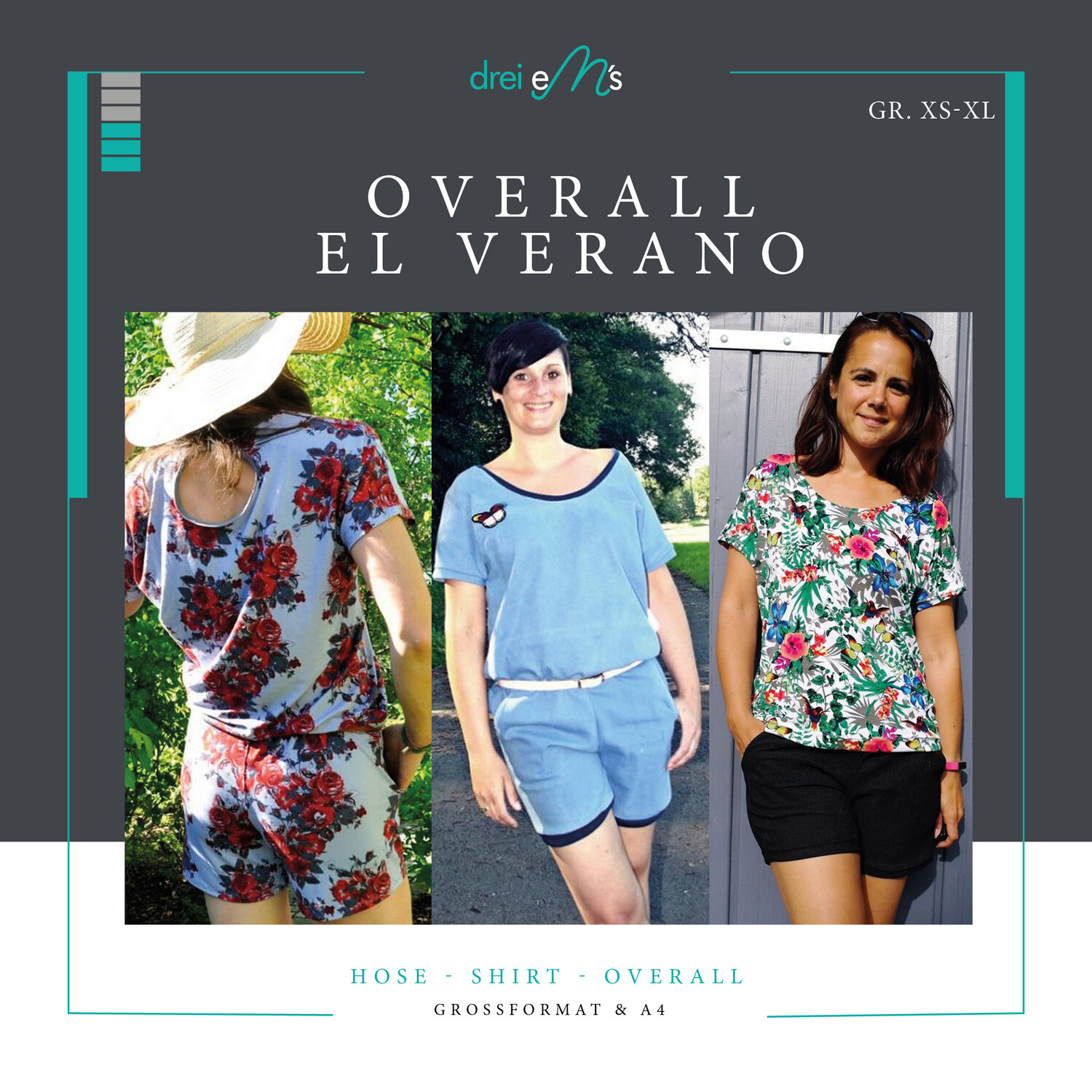 Ebook Overall EL VERANO 3 in 1  Gr. XS-XL