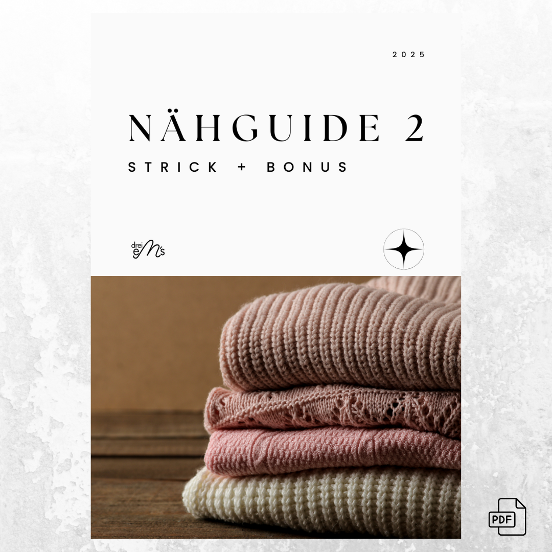 PDF- NÄHGUIDE 2 für Strickstoffe + Bonus