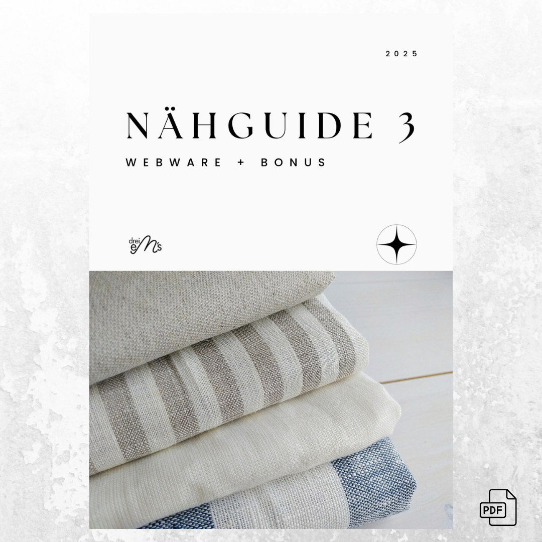 PDF- NÄHGUIDE 3  für Webware + Bonus
