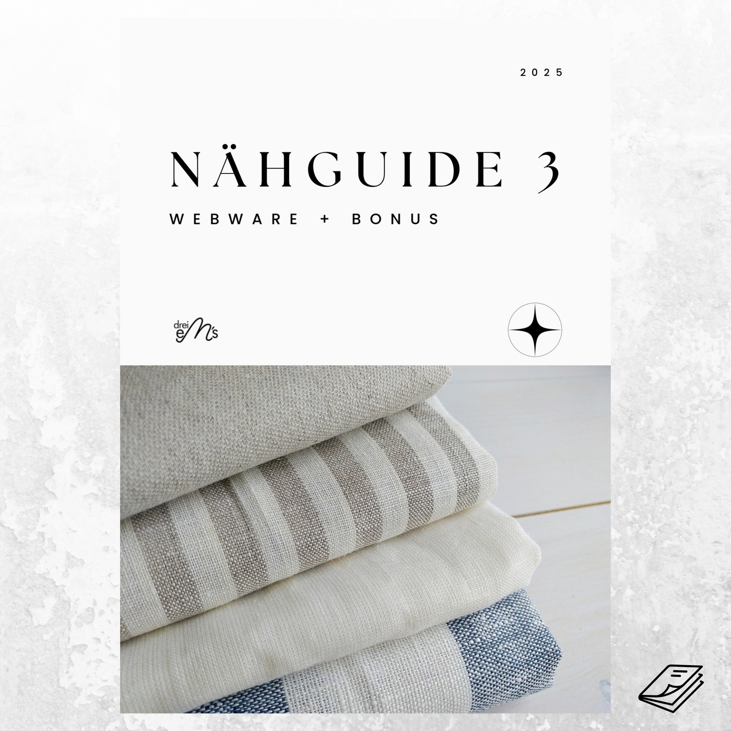 Broschüre - NÄHGUIDE 3 für Webware + Bonus