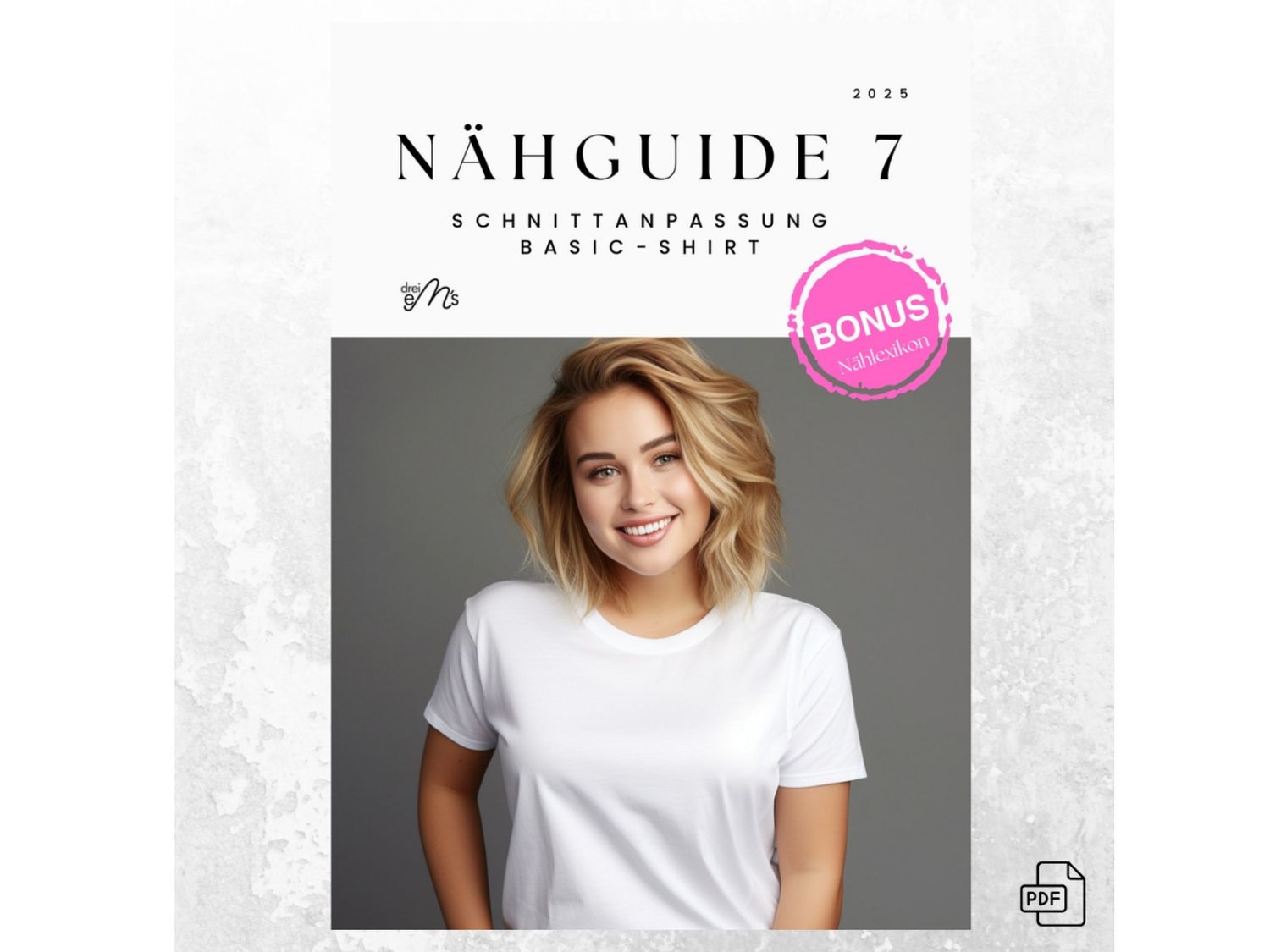 PDF- NÄHGUIDE 7 Schnittanpassung Shirt + Bonus
