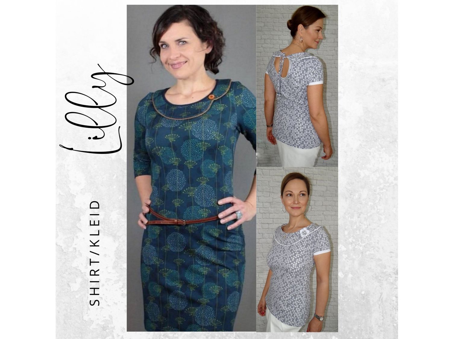 Ebook Shirt Kleid  LILLY Gr. XS-XXXL