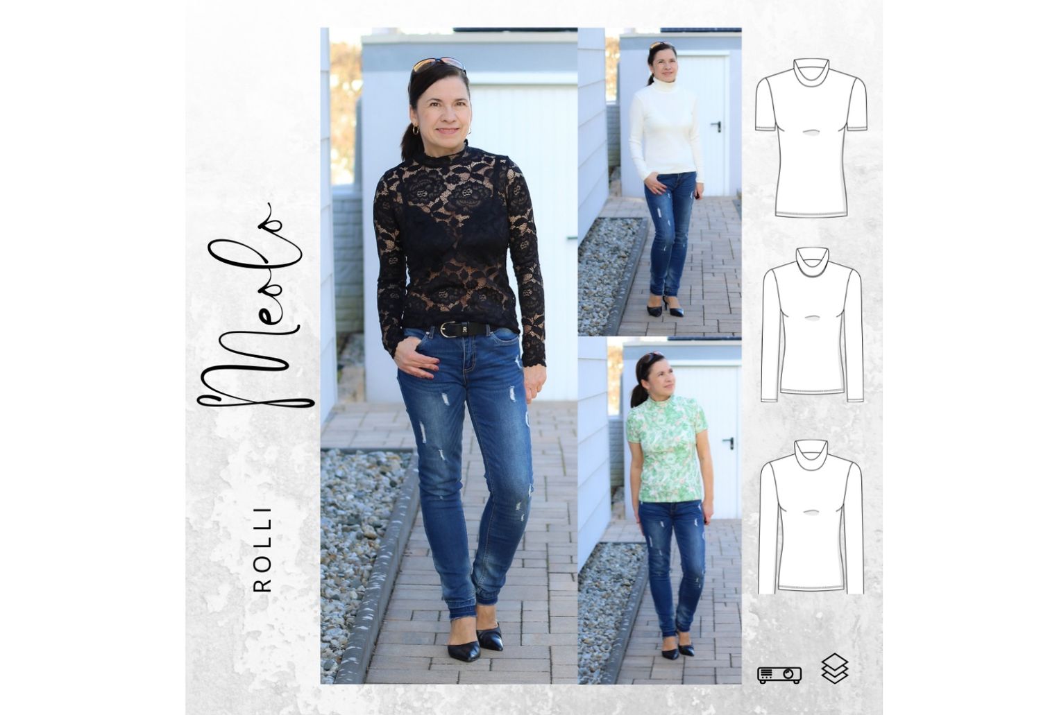 Rolli MEOLO Gr. 32-56 Schnittmuster PDF Ebook