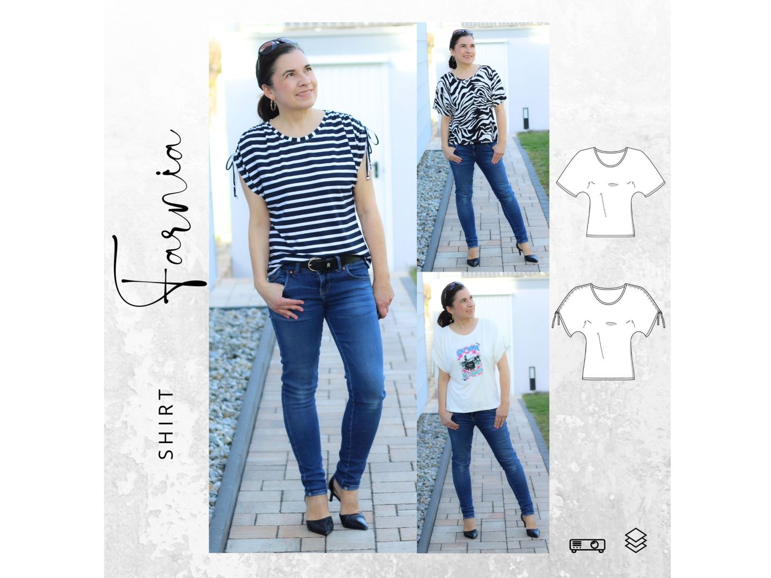Schnittmuster Ebook Shirt FARNIA Gr. 32-56