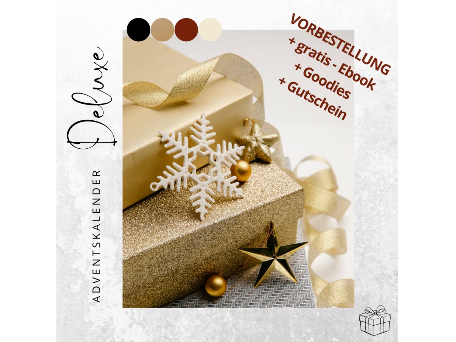DELUXE-NÄHPAKET 2  - Adventskalender 2026 Damen Gr. 32-56 + gratis Ebook