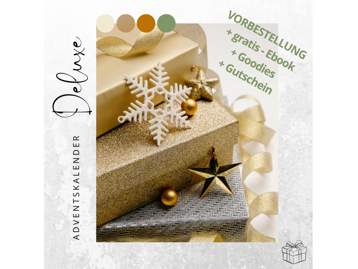 DELUXE-NÄHPAKET 4  - Adventskalender 2026 Damen Gr. 32-56 + gratis Ebook
