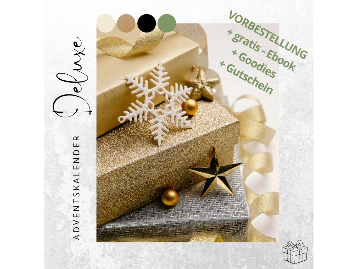 DELUXE-NÄHPAKET 5  - Adventskalender 2026 Damen Gr. 32-56 + gratis Ebook