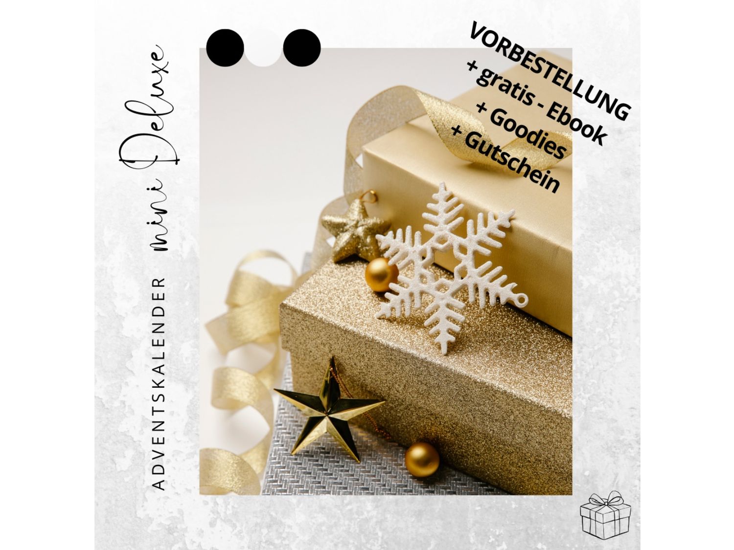 mini DELUXE-NÄHPAKET 6  - Adventskalender 2026 Damen Gr. 32-56 + gratis Ebook