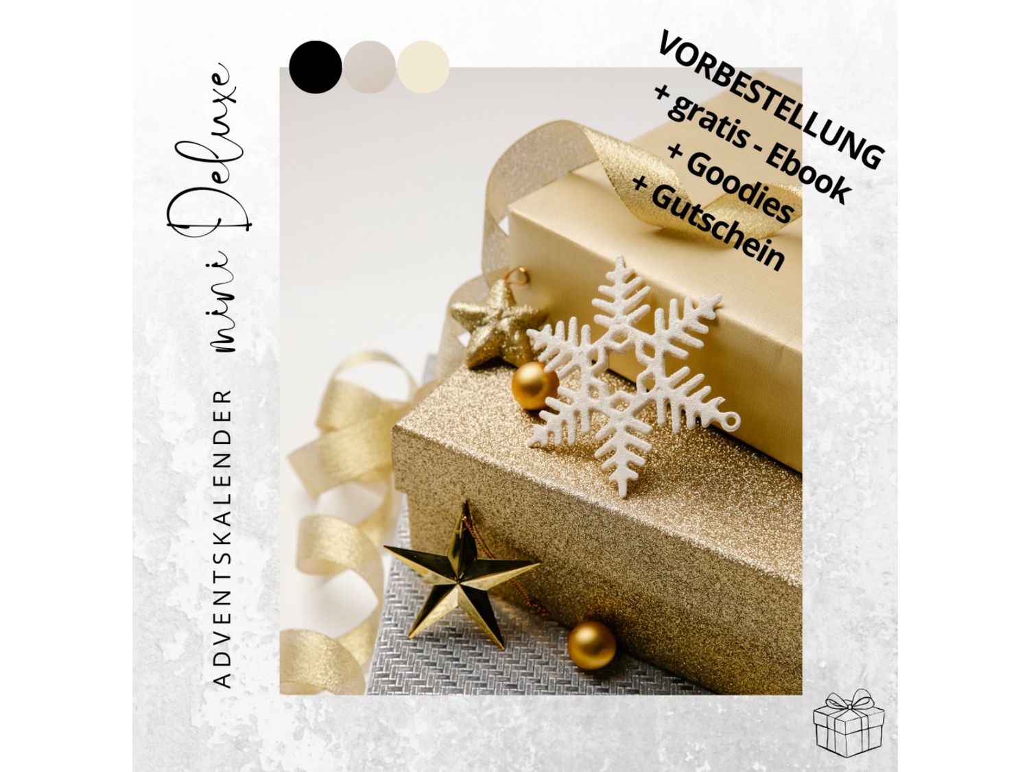 mini DELUXE-NÄHPAKET 7  - Adventskalender 2026 Damen Gr. 32-56 + gratis Ebook
