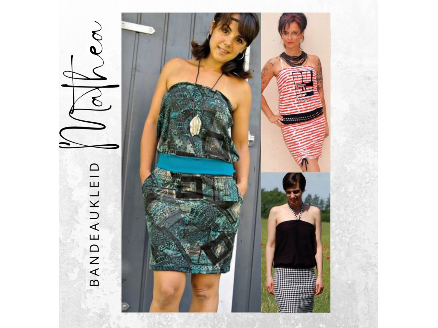 Ebook Bandeau Kleid MATHEA Gr. 34-46