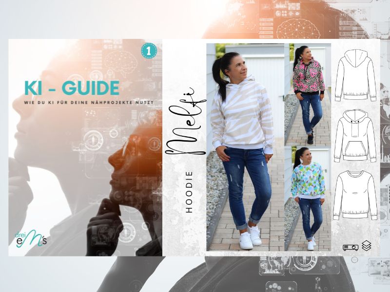 KI &amp; MELFI‑Bundle – KI‑Guide 1 + Hoodie MELFI