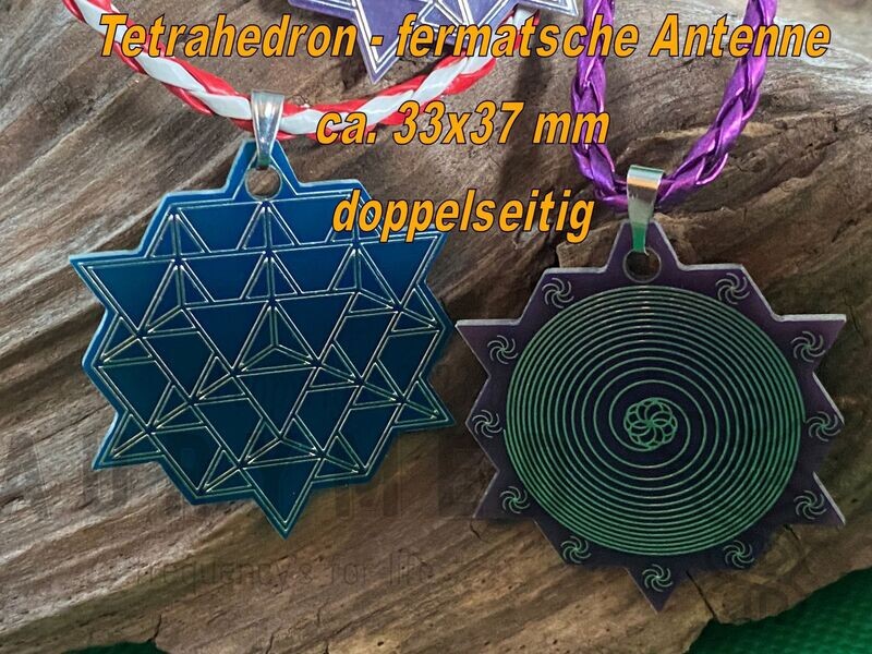 Tetrahedron Anhänger. ca 33x37 mm Tetrahedron Anhänger. ca 33x37 mm