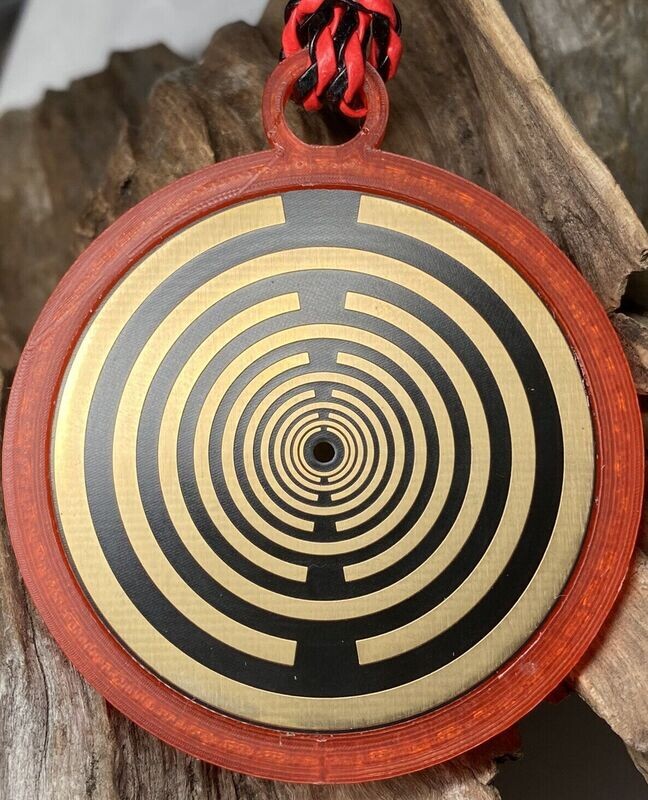 Disc Amulette 50mm - mit 3 D Rahmen Disc Amulette 50mm - mit 3 D Rahmen