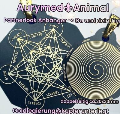 1 x Animal Tier Coin - schwarz mit Gold legiert 1 x Animal Tier Coin - schwarz mit Gold legiert