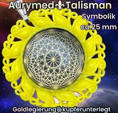 Amulette - Resin Harz Art, Dodecagram 12-er Stern, Disc (hinter Glas) in schwarzmit ca.25 mm Durchmesser, Disc Gold legiert, Kupfer unterlegt, sonnengelb Amulette - Resin Harz Art, Dodecagram 12-er Stern, Disc (hinter Glas) in schwarzmit ca.25 mm Durchmesser, Disc Gold legiert, Kupfer unterlegt, sonnengelb