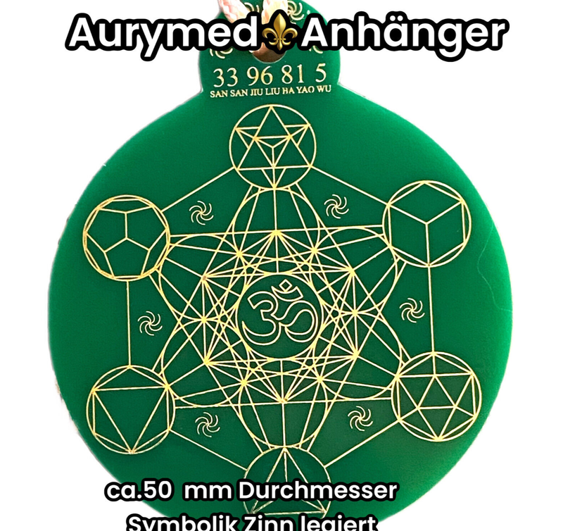 Anhänger Metatron waldgrün, Zinn legiert ca. 52 mm x 62 mm Anhänger Metatron waldgrün, Zinn legiert ca. 52 mm x 62 mm