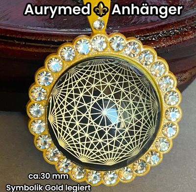 Amulette -glamour, Strassteine,Dodecagram als nachtschwarzer ca. 25 mm großer Coin (hinter Glas) mit Goldlegierung in eine sonnengelbe Fassung eingearbeitet, Kupfer unterlegt Amulette -glamour, Strassteine,Dodecagram als nachtschwarzer ca. 25 mm großer Coin (hinter Glas) mit Goldlegierung in eine sonnengelbe Fassung eingearbeitet, Kupfer unterlegt