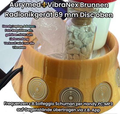 69 mm VibraNex Brunnen, 1 farbig, Oberflächenplatte Zinn legiert 69 mm VibraNex Brunnen, 1 farbig, Oberflächenplatte Zinn legiert