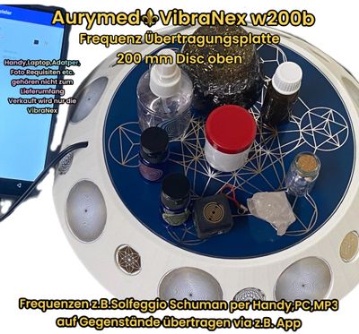 200 mm VibraNex UFO - 1-farbig, Oberflächenplatte Zinn legiert 200 mm VibraNex UFO - 1-farbig, Oberflächenplatte Zinn legiert