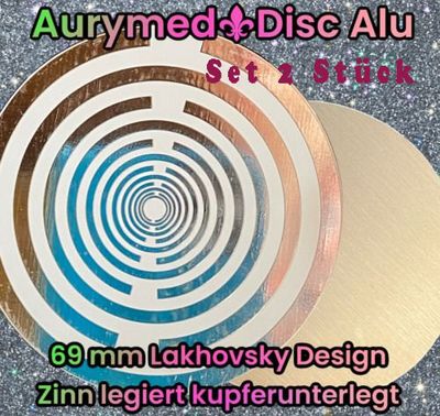 69 mm Disc 2-er Set - ALU Lakhovsyk MWO Tesla Schwingkreis Oszillator Scheibe 69 mm Disc 2-er Set - ALU Lakhovsyk MWO Tesla Schwingkreis Oszillator Scheibe