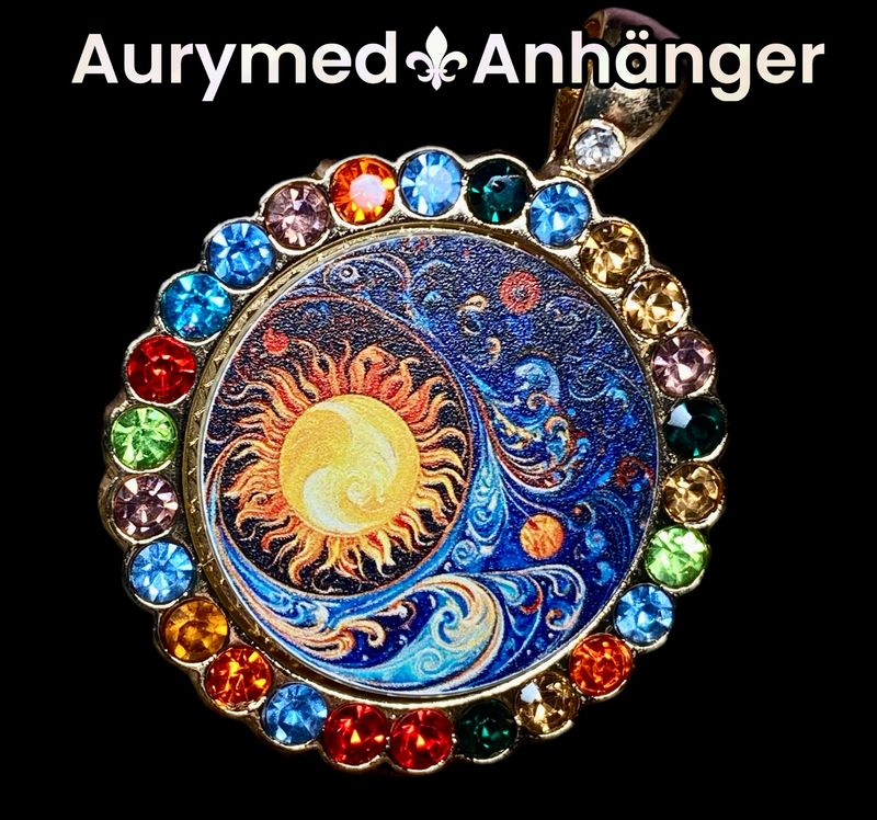 Amulette Glamour - Strassteine, Sonne - Mond - Sterne Amulette Glamour - Strassteine, Sonne - Mond - Sterne