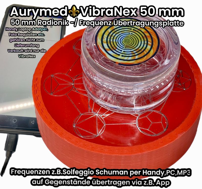 50 mm VibraNex flach, rot, Oberflächenplatte Zinn legiert 50 mm VibraNex flach, rot, Oberflächenplatte Zinn legiert