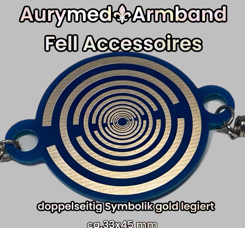 Armband - 18 Stück - Lakhovsky Style Design, doppelseitige Symbolik mit Gold legiert, Kupfer unterlegt Armband - 18 Stück - Lakhovsky Style Design, doppelseitige Symbolik mit Gold legiert, Kupfer unterlegt