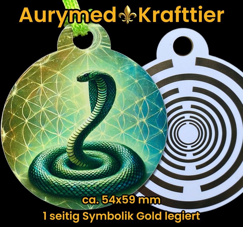 Krafttier Anhänger Schlange Krafttier Anhänger Schlange