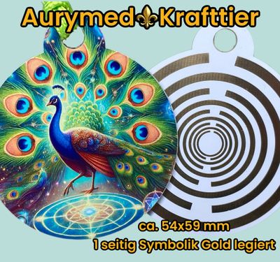 Krafttier Anhänger Pfau Krafttier Anhänger Pfau