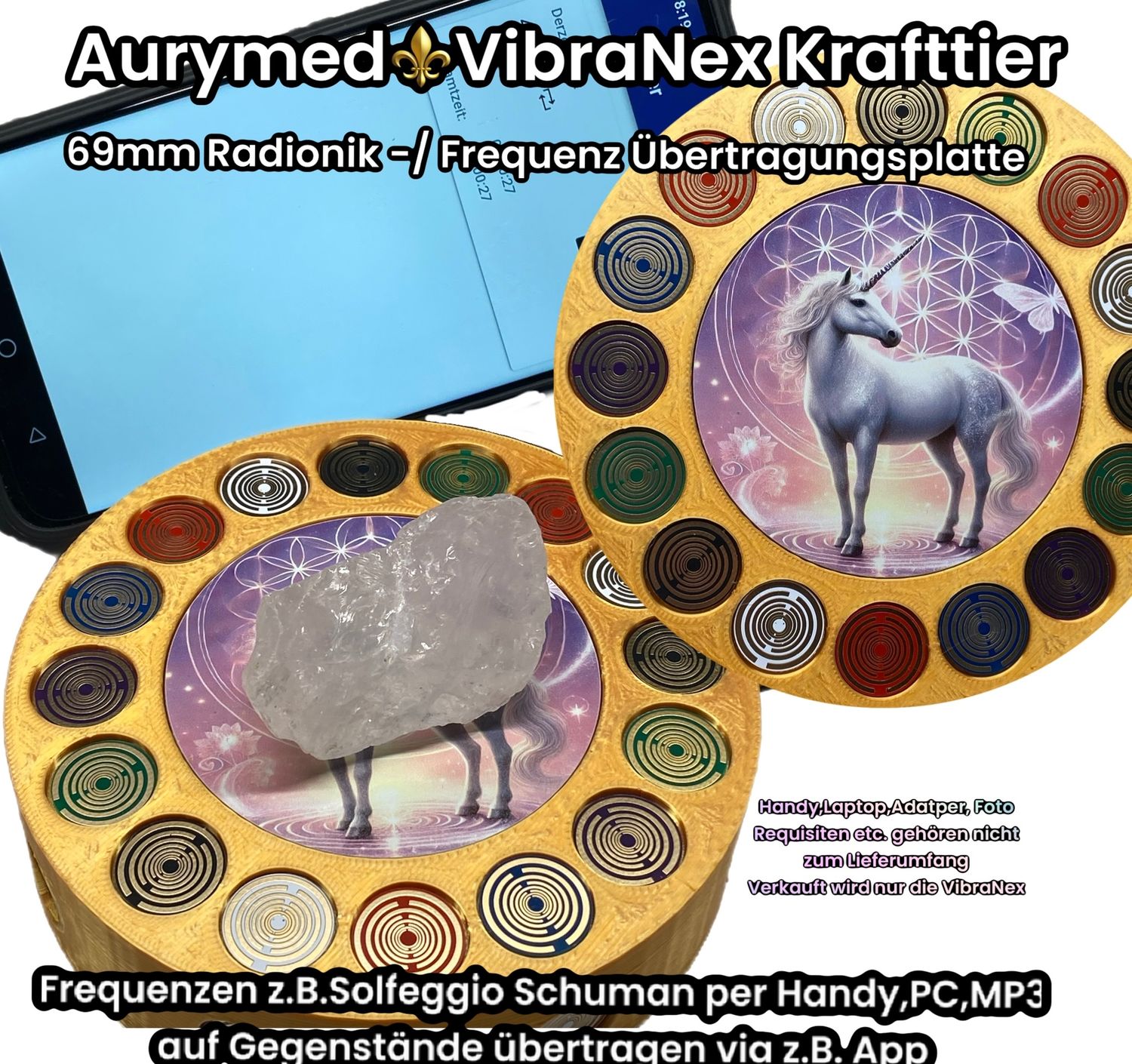 VibraNex Krafttier Einhorn – Gehäusefarbe und Füllung frei wählbar