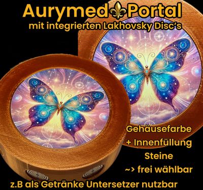 Portal Krafttier SCHMETTERLING – Dein intergalaktisches Portal, wählbare Steinfüllung (mit oder ohne), PLA Gehäuse in deiner Wunschfarbe, 69mm Krafttier Disc kupferunterlegt Portal Krafttier SCHMETTERLING – Dein intergalaktisches Portal, wählbare Steinfüllung (mit oder ohne), PLA Gehäuse in deiner Wunschfarbe, 69mm Krafttier Disc kupferunterlegt