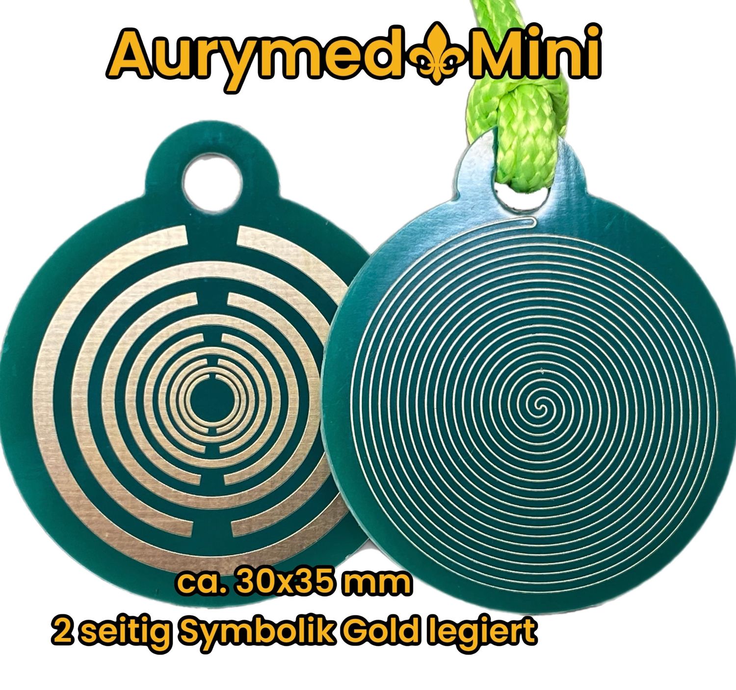 Anhänger Mini Serie rund- Lakhovsyk Antennen Symbol Design- fermatsche Antenne (Bifilar Spule)
