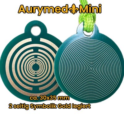 Anhänger Mini Serie rund- Lakhovsyk Antennen Symbol Design- fermatsche Antenne (Bifilar Spule) Anhänger Mini Serie rund- Lakhovsyk Antennen Symbol Design- fermatsche Antenne (Bifilar Spule)