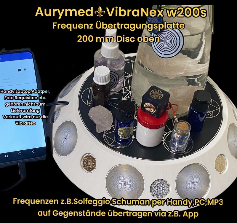 200 mm VibraNex UFO - 2 Wahl im GehÀuse - GehÀuse SILK GOLDEN - individuelle Zusammenstellung 200 mm VibraNex UFO - 2 Wahl im GehÀuse - GehÀuse SILK GOLDEN - individuelle Zusammenstellung