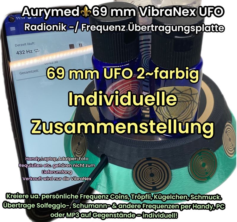 69 mm VibraNex UFO - 2 farbig - individuelle Zusammenstellung 69 mm VibraNex UFO - 2 farbig - individuelle Zusammenstellung