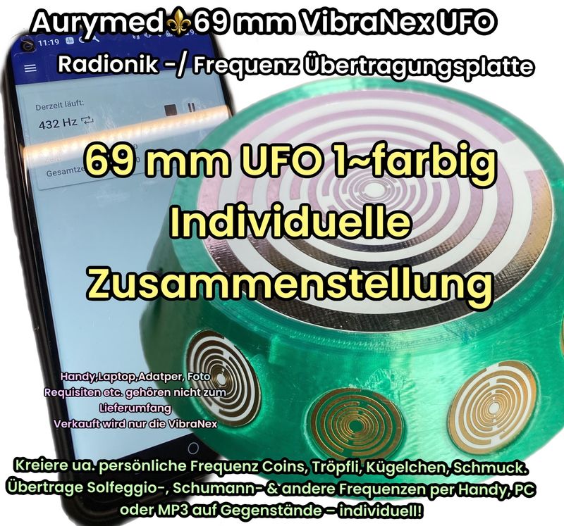 69 mm VibraNex UFO - 1 farbig - individuelle Zusammenstellung 69 mm VibraNex UFO - 1 farbig - individuelle Zusammenstellung
