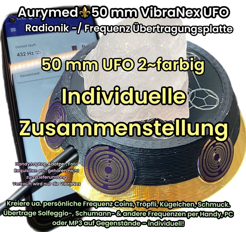 50 mm VibraNex UFO - 2 farbig - individuelle Zusammenstellung 50 mm VibraNex UFO - 2 farbig - individuelle Zusammenstellung